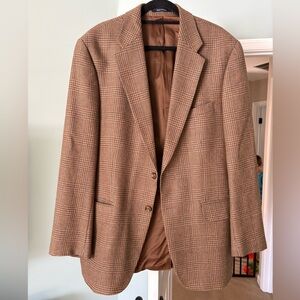 Ralph Lauren Chaps Plaid 100% New Wool Blazer size 44